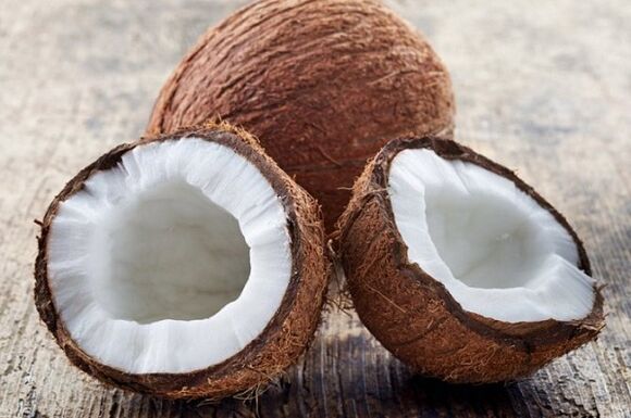 Coconuts for the treatment of helminthiasis
